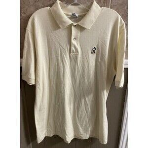 Vintage Disney‎ Mickey Mouse Yellow Polo Men's Size XL